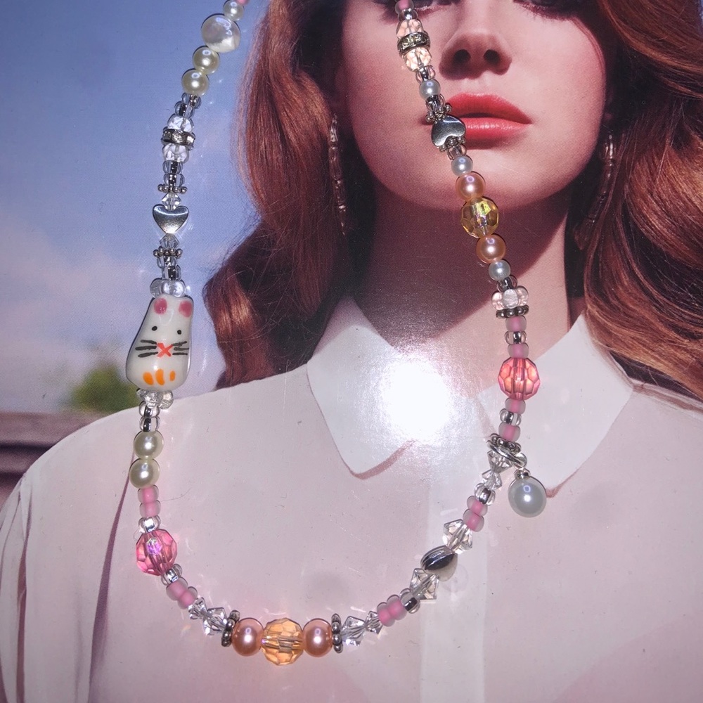 Y2k beaded necklace